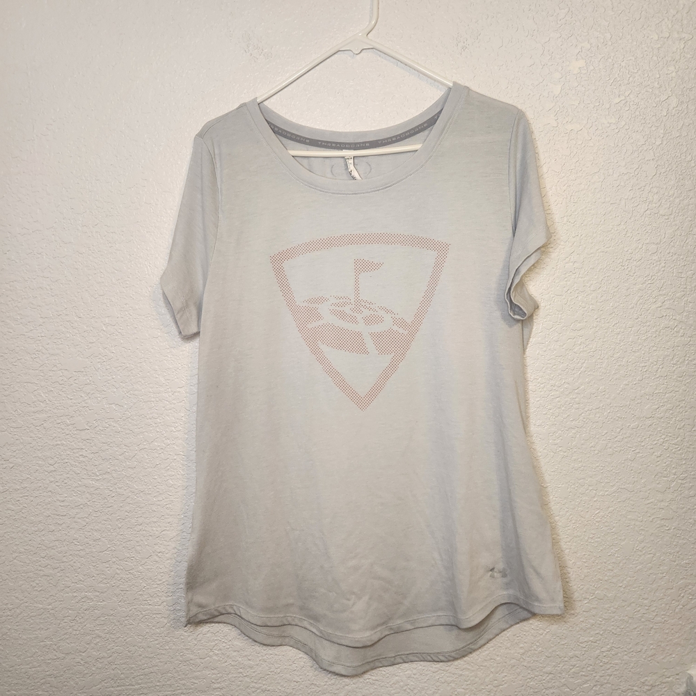 Under Armour loose size XL light Gray T-Shirt with Logo